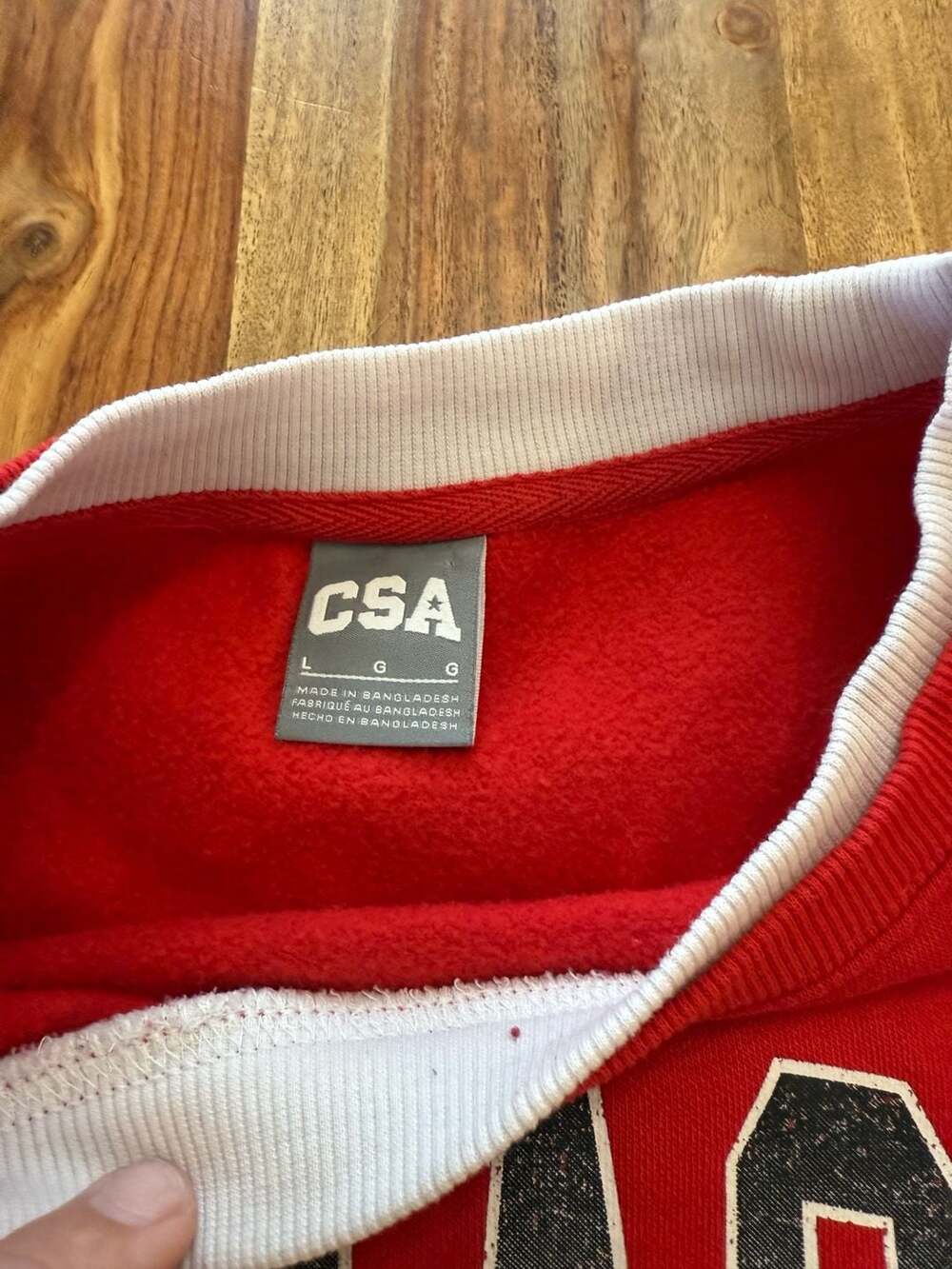 Vintage Nebraska Cornhuskers Herbie Husker Red Crewneck Sweatshirt Size L - Picture 4 of 4
